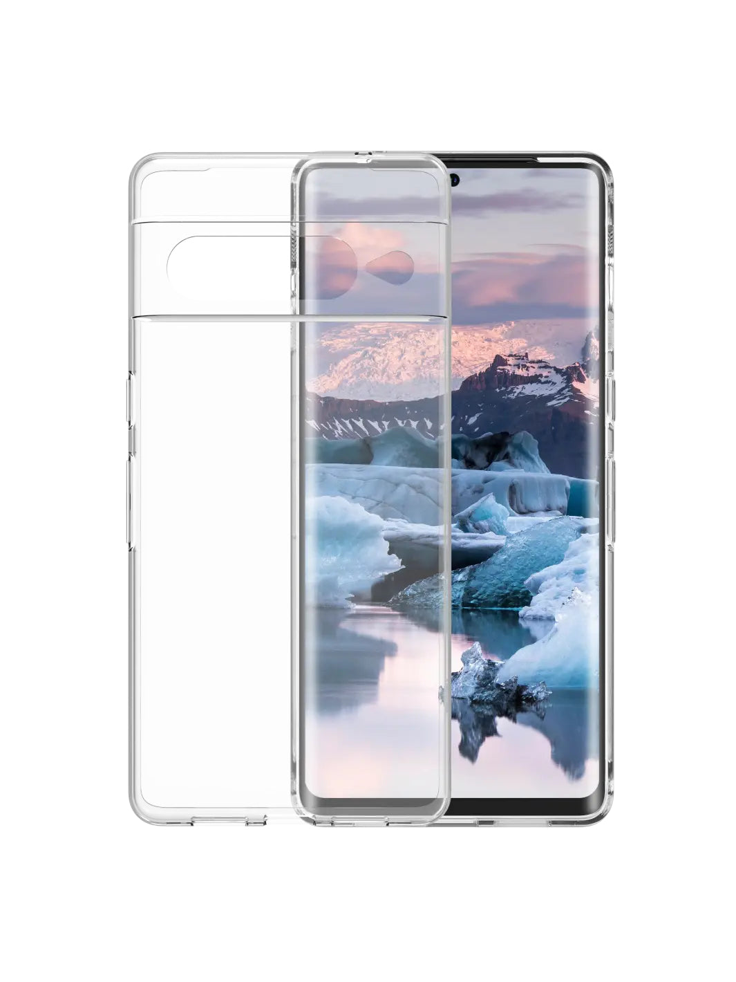 dbramante1928 Backcover – für Google Pixel 7 Pro, Recycling-Kunststoff, transparent, bis 1,2 m sturzsicher