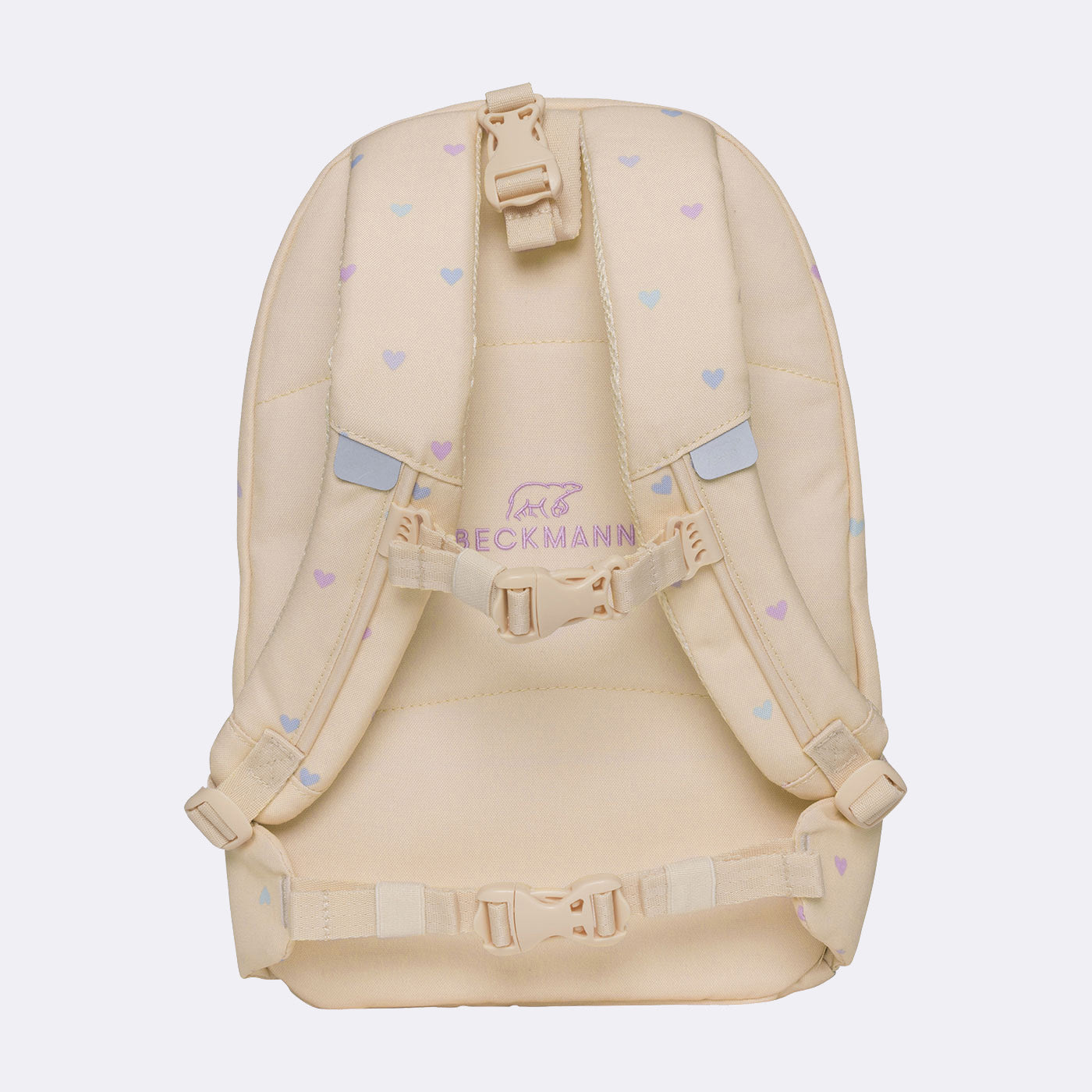 Beckmann Schulrucksack Active Air FLX – 6-teilig, Yellow Heart – 26,0×39,0×22,0 cm – recycelter Bestandteil