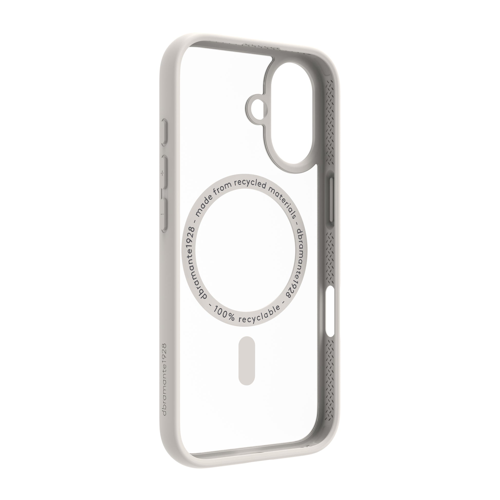 dbramante1928 Backcover – für Apple iPhone 17, Kunststoff, Weiss, bis 2 m sturzsicher, recycelbar