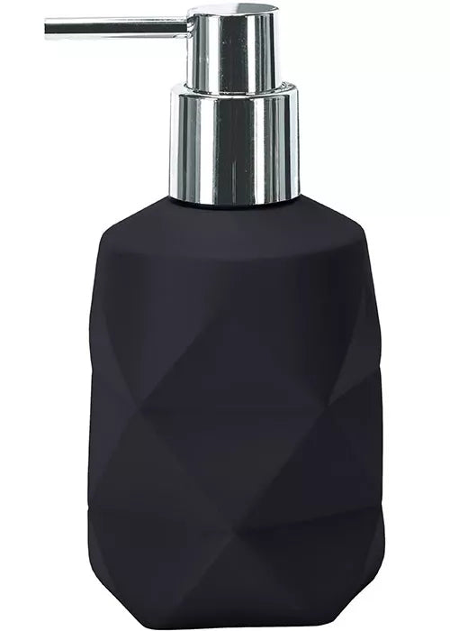 Kleine Wolke Crackle Seifenspender – Polyresin, schwarz, 200 ml