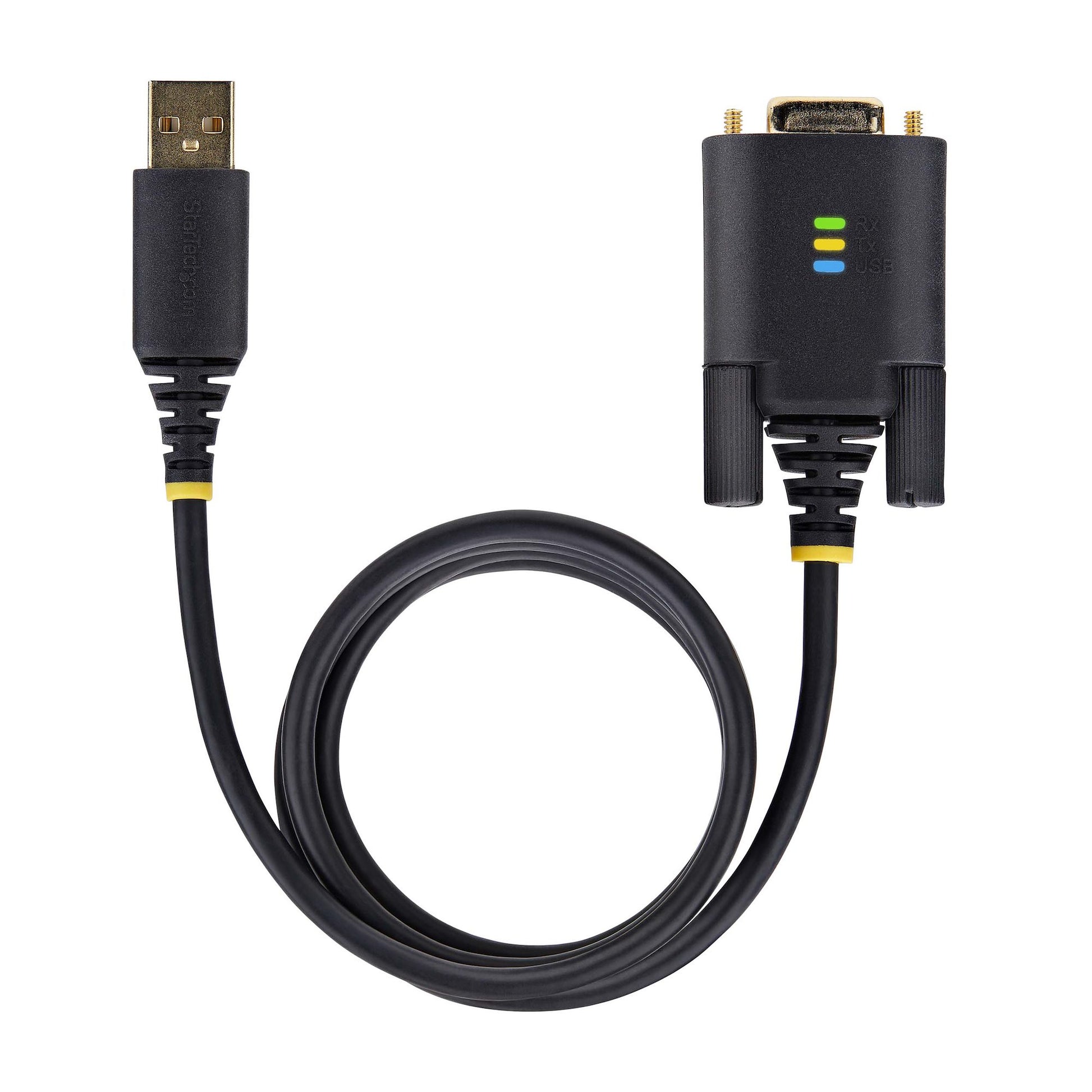 StarTech.com USB-A zu RS-232 (DB-9) Adapter – FTDI, 921,6 Kbit/s, 2 m, für Windows/macOS/Linux – Schwarz