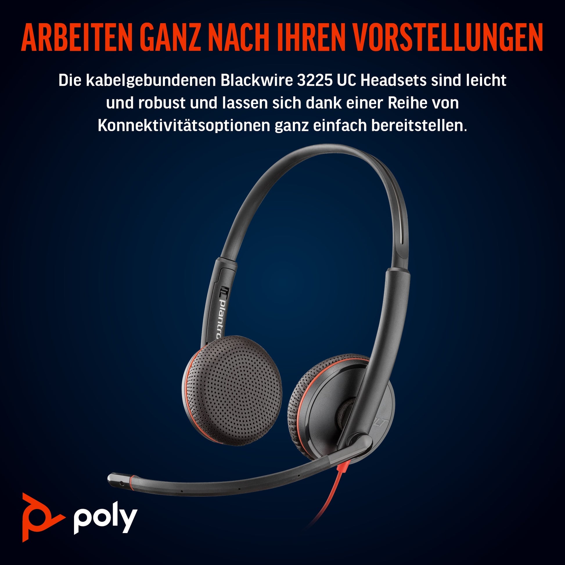 Poly Blackwire 3225 Stereo USB-C