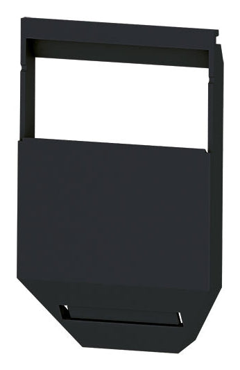 Bachmann DESK2 Kabelabdeckung, 150×100×30 mm, Kunststoff – schwarz