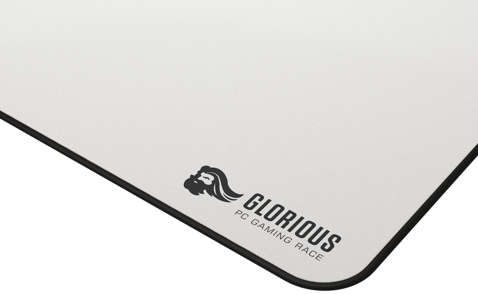 Glorious Gaming PC Gaming Mauspad Extended (GW‑E) – Gaming-Mauspad – 914×279 mm, Tuch & Gummi, Weiss