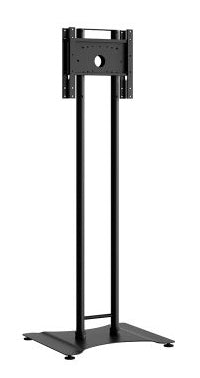 Hagor Digital Signage Stand für 43–65" Displays, VESA 100×100 bis 400×400 – zweiseitig – Metall, Schwarz