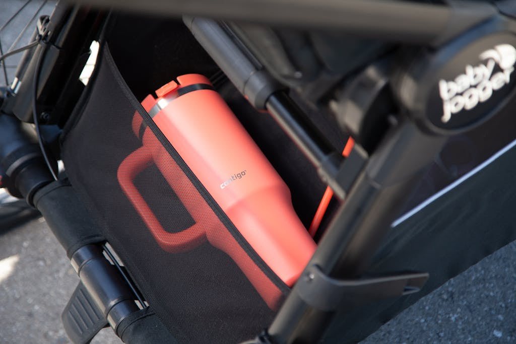 CONTIGO Thermobecher 1,2 l – doppelwandig, Edelstahl, mit Strohhalm, Koralle