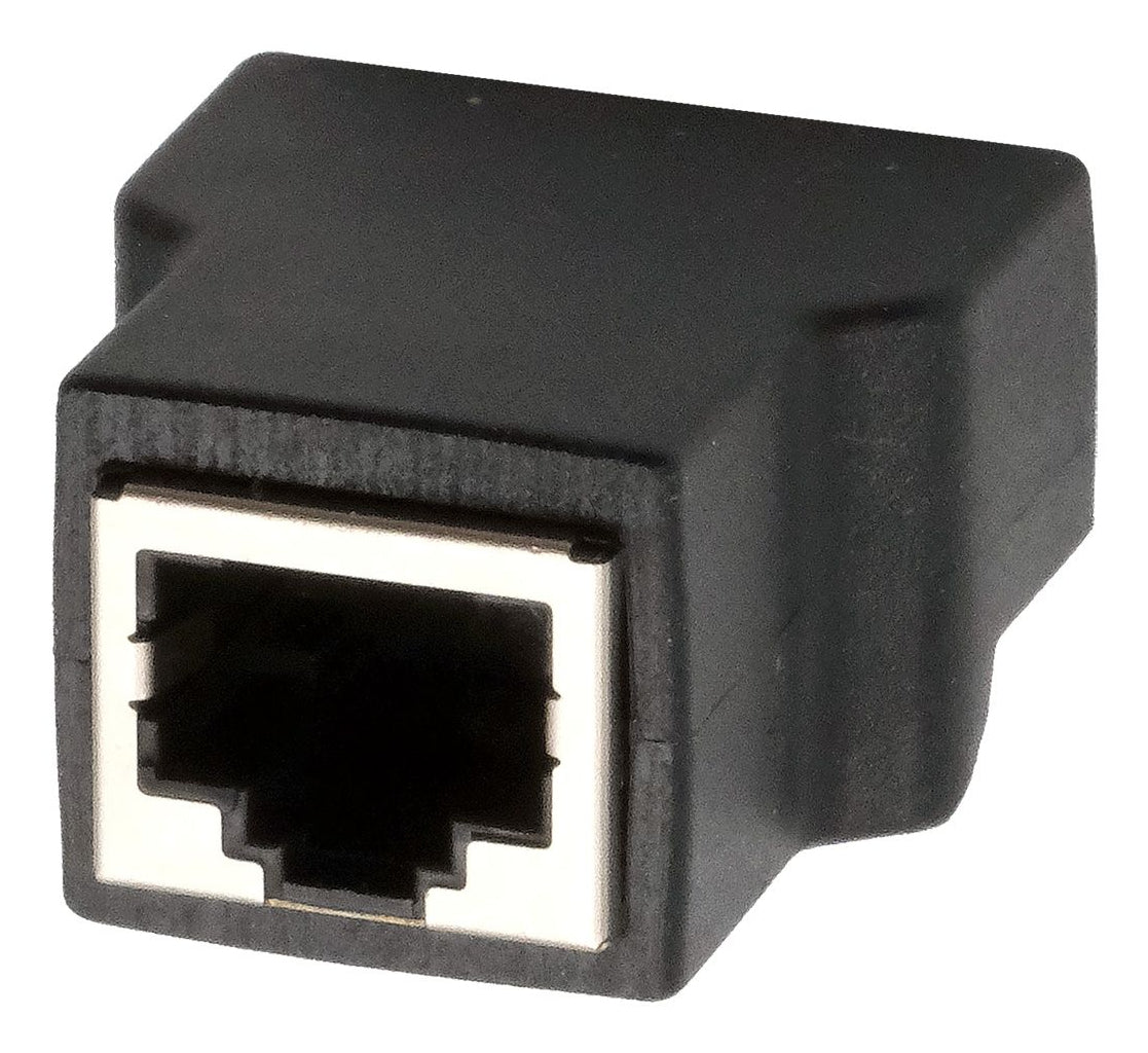 EXSYS EX-49112 Adapter RJ-45 zu 8-poligem Terminalblock – Cat5e, RJ-45 Buchse, Schwarz