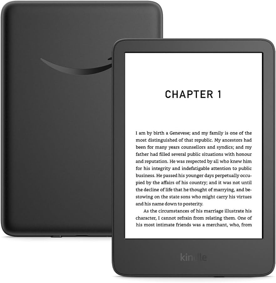 Amazon Kindle Touch 2024 – 6,2" E-Ink, 16 GB, Schwarz