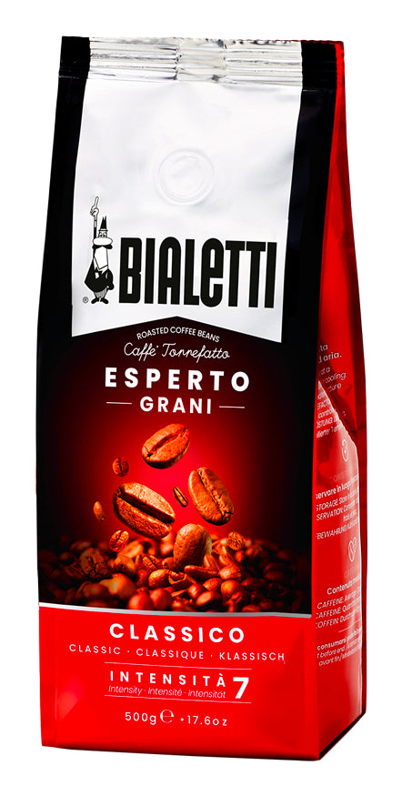 Bialetti Classico – Kaffeebohnen – Café Crème, Intensität 7, 500 g