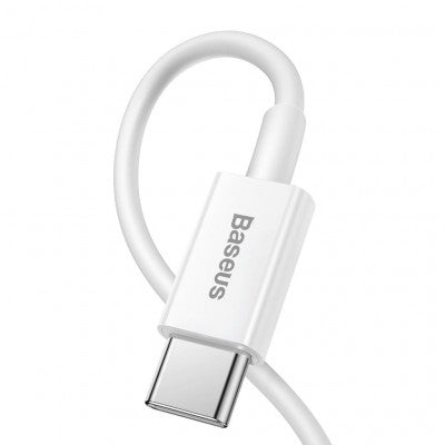 Baseus 013 USB-C auf Lightning Kabel, 0,25 m, Weiss, Schnellladen
