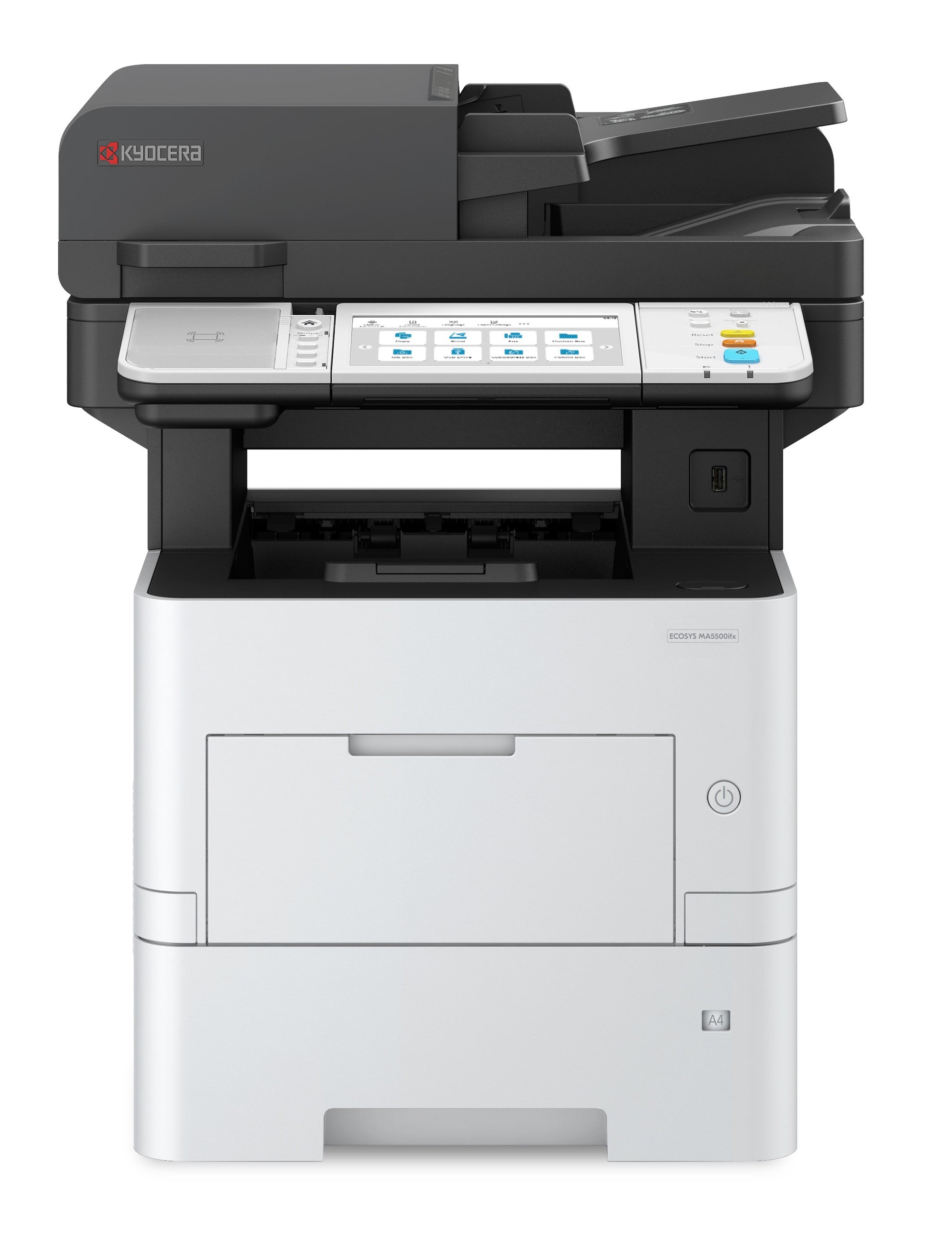 KYOCERA ECOSYS MA5500ifx – S/W Laser-MFP A4, 4-in-1 – USB/LAN – Duplex, Duplex-ADF – 55 ppm S/W