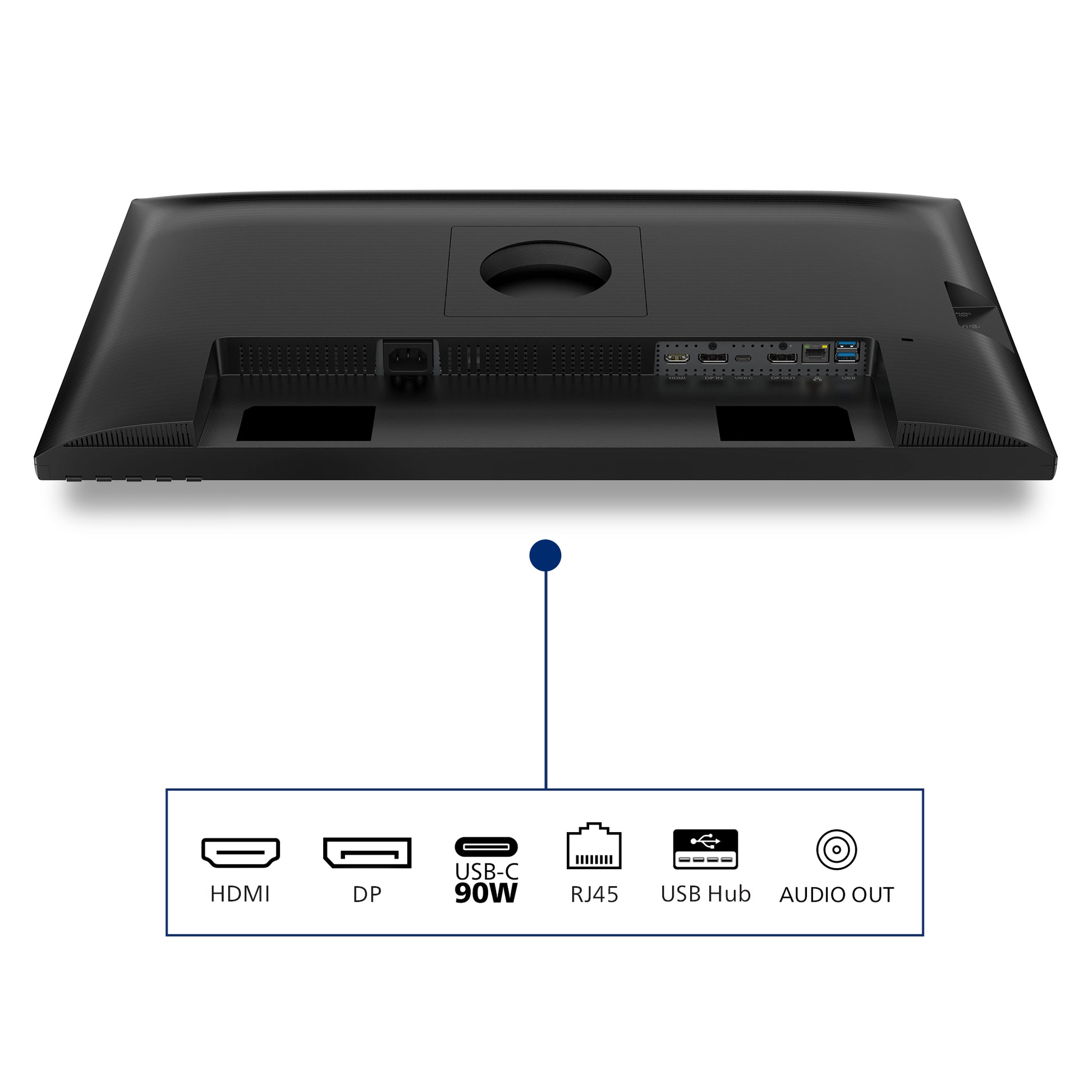 Philips 27B2U3601/00 – Monitor, 27", IPS, 120 Hz, 350 cd/m², USB-C, Integrierte Lautsprecher, Schwarz