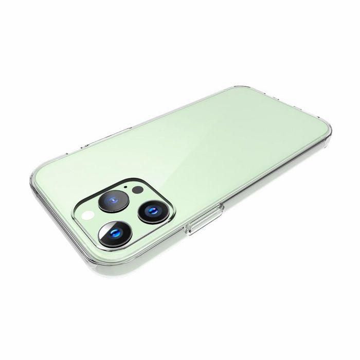 eSTUFF LONDON Backcover – für Apple iPhone 13 Pro, TPU, Transparent