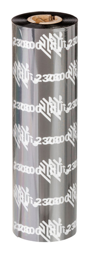 Zebra Thermotransferband – 64 mm × 74 m, Kern 12,7 mm, Schwarz