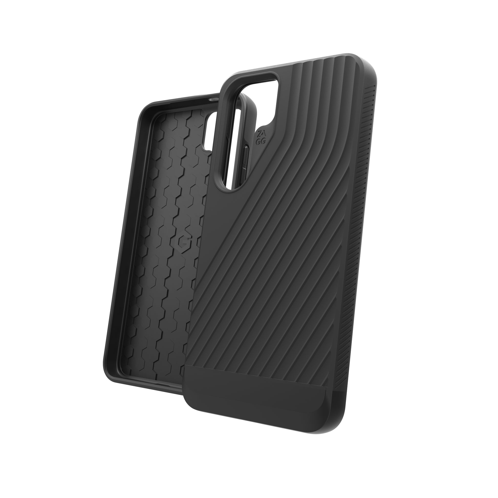 ZAGG Denali Backcover – für Samsung Galaxy S24, Graphen+Recycling-Kunststoff+TPU, schwarz, bis 5 m sturzsicher