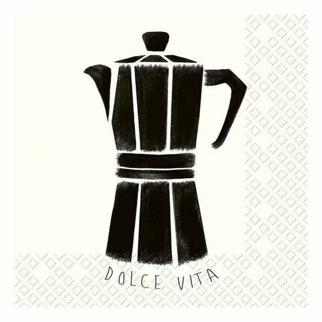Stewo Servietten Fausto Kaffee – 33 × 33 cm, 3-lagig – 20 Stück