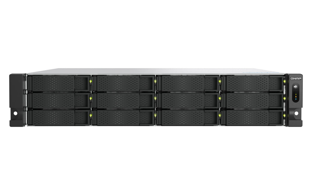 QNAP TS-h1277AXU-RP – 2U 12-Bay NAS, AMD Ryzen 5 Pro 16 GB DDR5