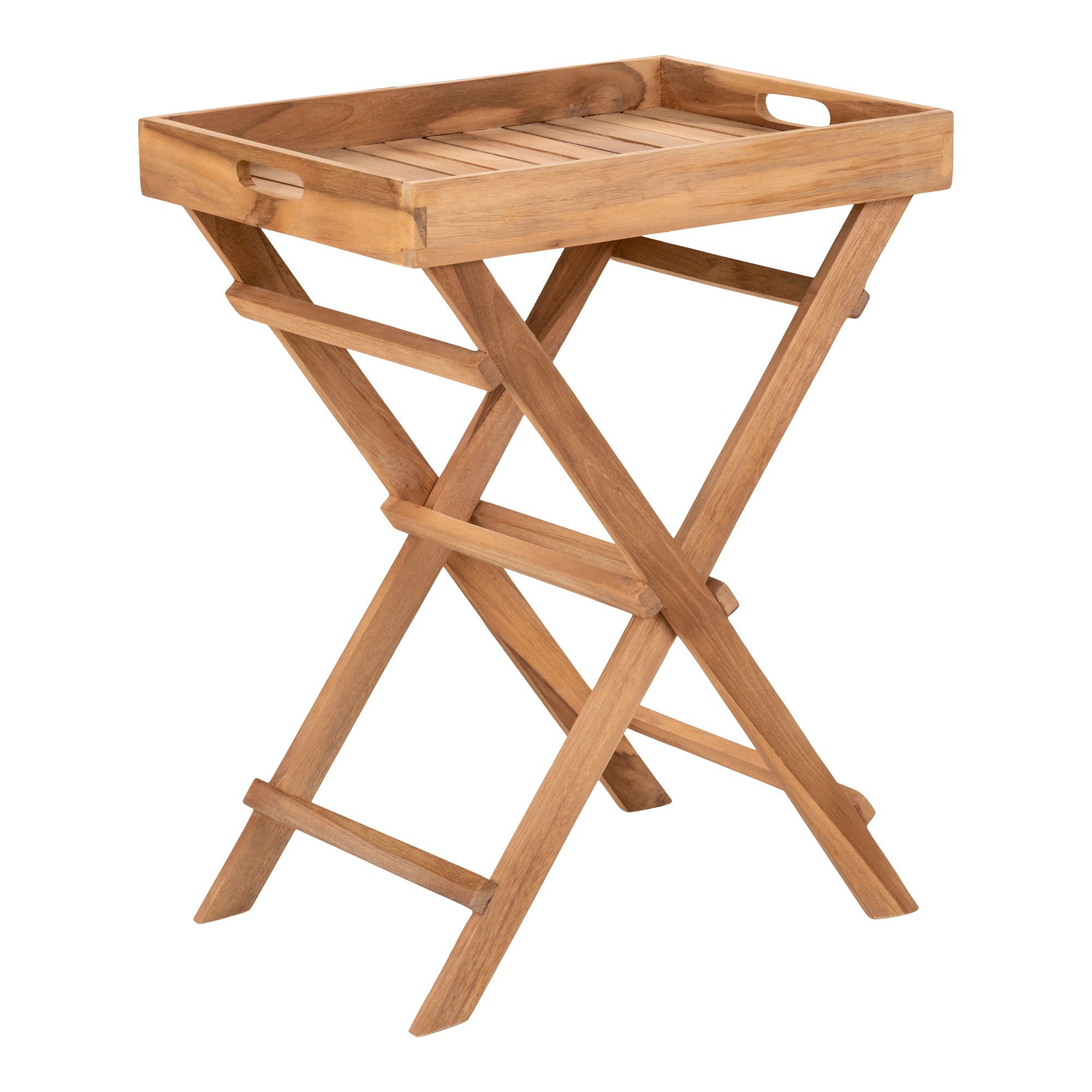 House Nordic TV-Möbel 7501005 – 29 × 39 × 49,5 cm – Teakholz – Holzfarben