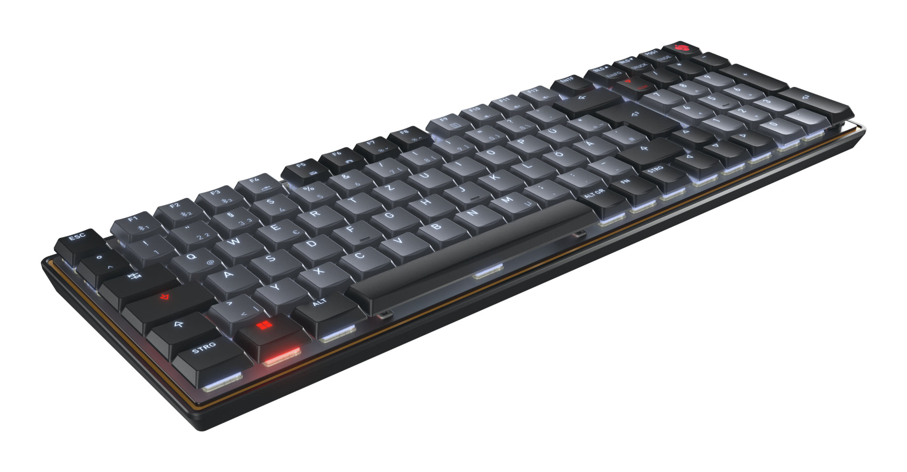 Cherry 12033113 – Tastatur, kabellos, mechanisch (Cherry MX Low Profile)