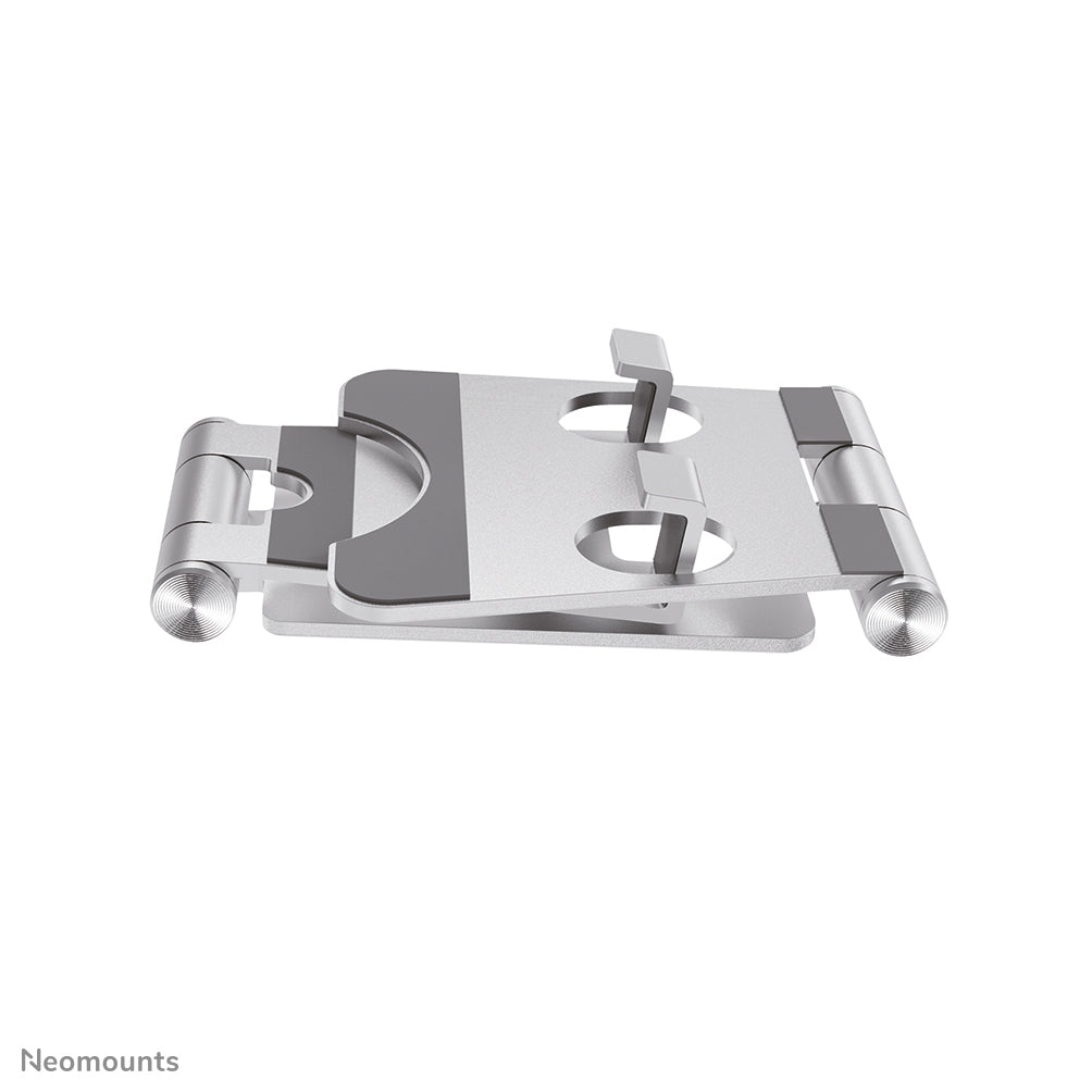 Neomounts Tischständer, faltbar, verstellbar – für bis 4,7" – Silber, Aluminium