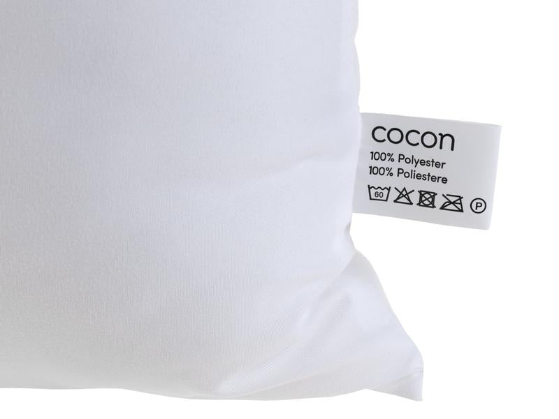 COCON Innenkissen – 50 × 50 cm, Polyesterfaser, Weiss