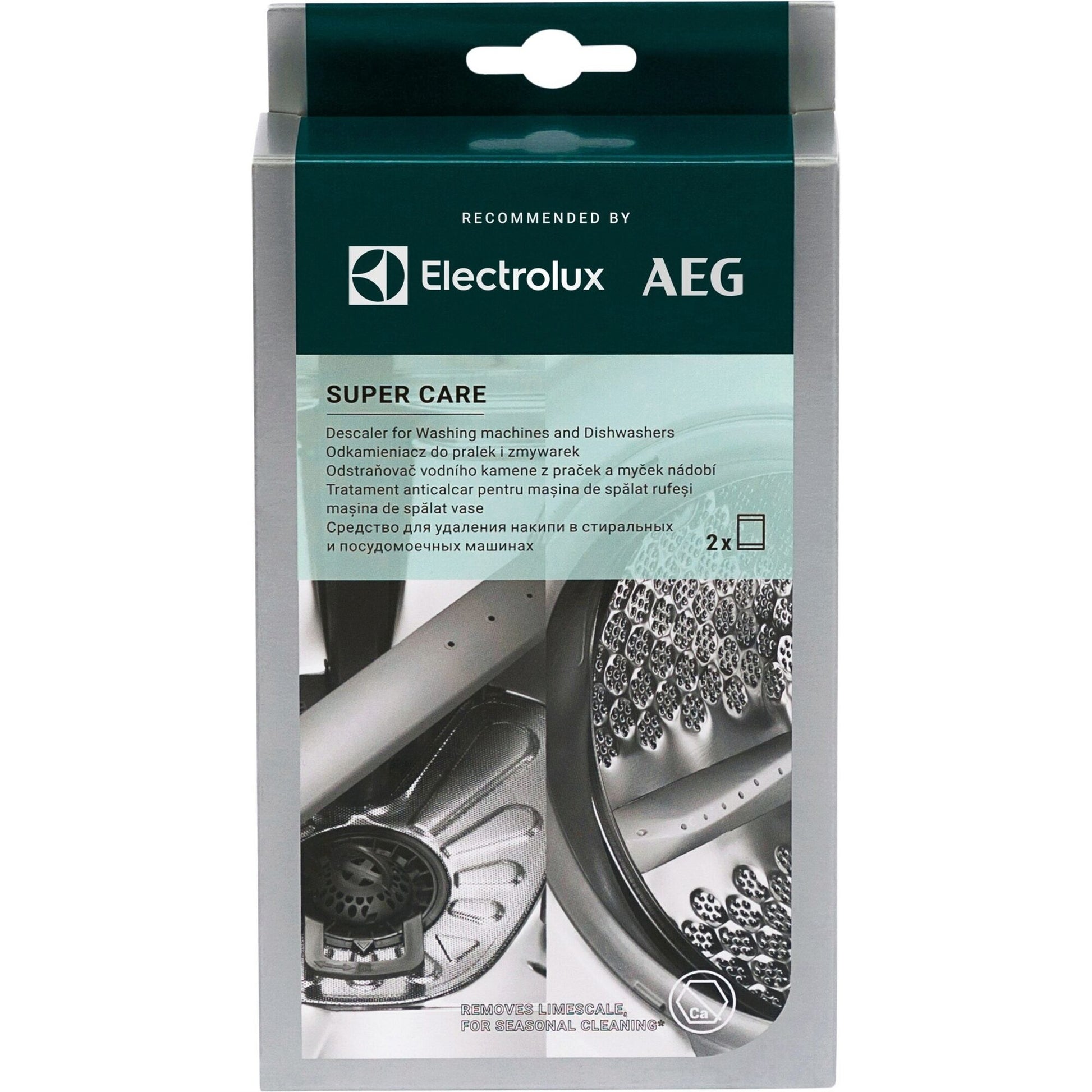Electrolux M2GCP101 Entkalker für Geschirrspüler – Pulver, Box – 2 Stk.