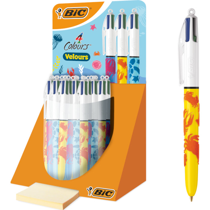 BIC 4 Farben Multifunktions-Kugelschreiber – 4 Farben, Spitze 1 mm, Druck, 30er Pack