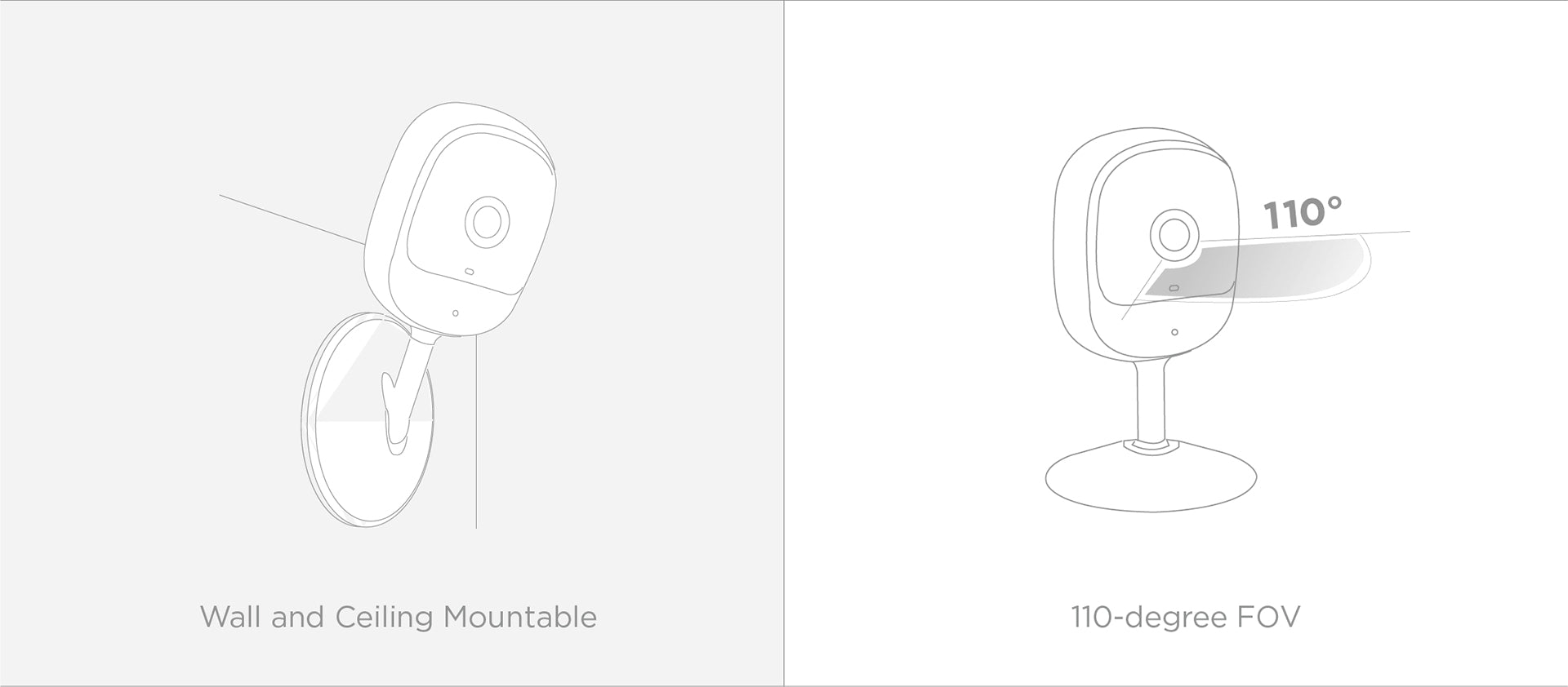 D-Link DCS-6100LHV2 Netzwerkkamera – 2 MP, 1080p, Nachtsicht 5 m, für Amazon Alexa, schwarz
