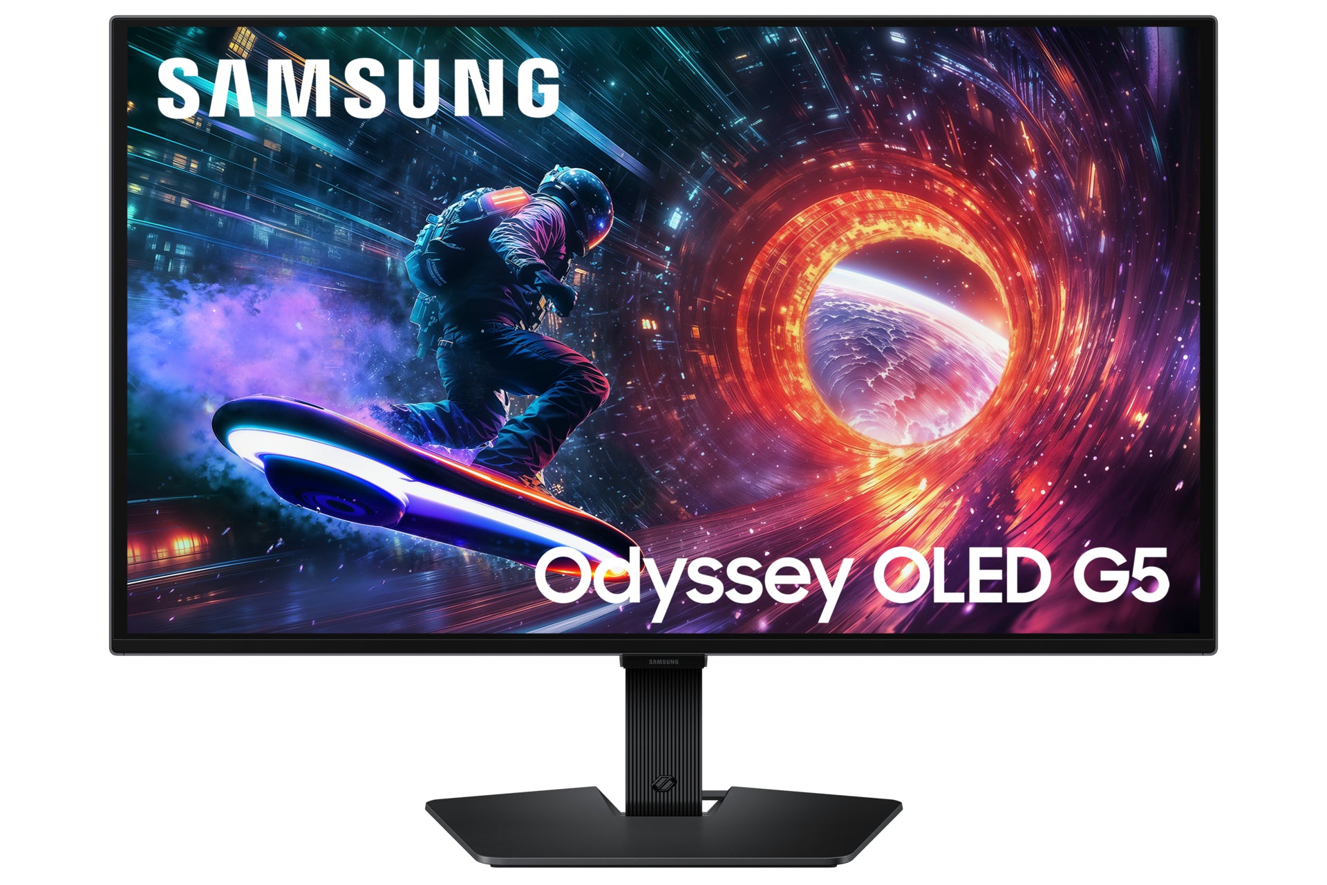 Samsung S27Fg506Su – Monitor, 27", 2560 × 1440 (WQHD), OLED, 180 Hz, 200 cd/m², VESA 100 × 100, Schwarz