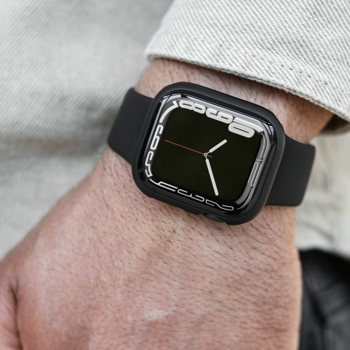 Vonmählen 40 mm – Silikon, Schwarz, für Apple Watch SE