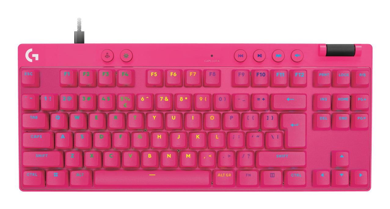 Logitech G PRO X TKL RAPID – Gaming-Tastatur TKL – Mechanisch – Kabelgebunden USB-A – RGB – Ohne Ziffernblock