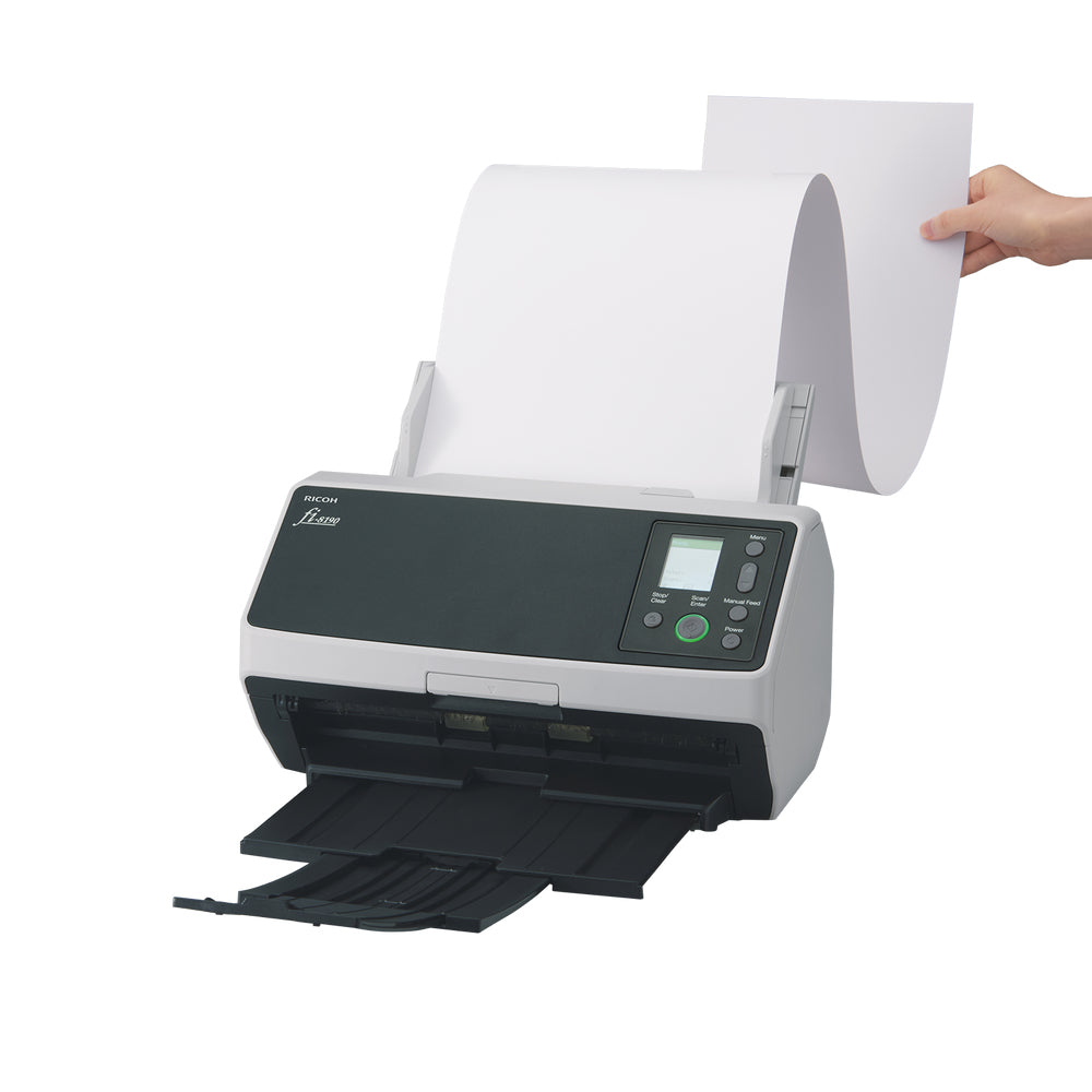 Ricoh fi-8190 – Einzugsscanner, A4, Duplex, 90 ppm, ADF 100 Blatt, LAN