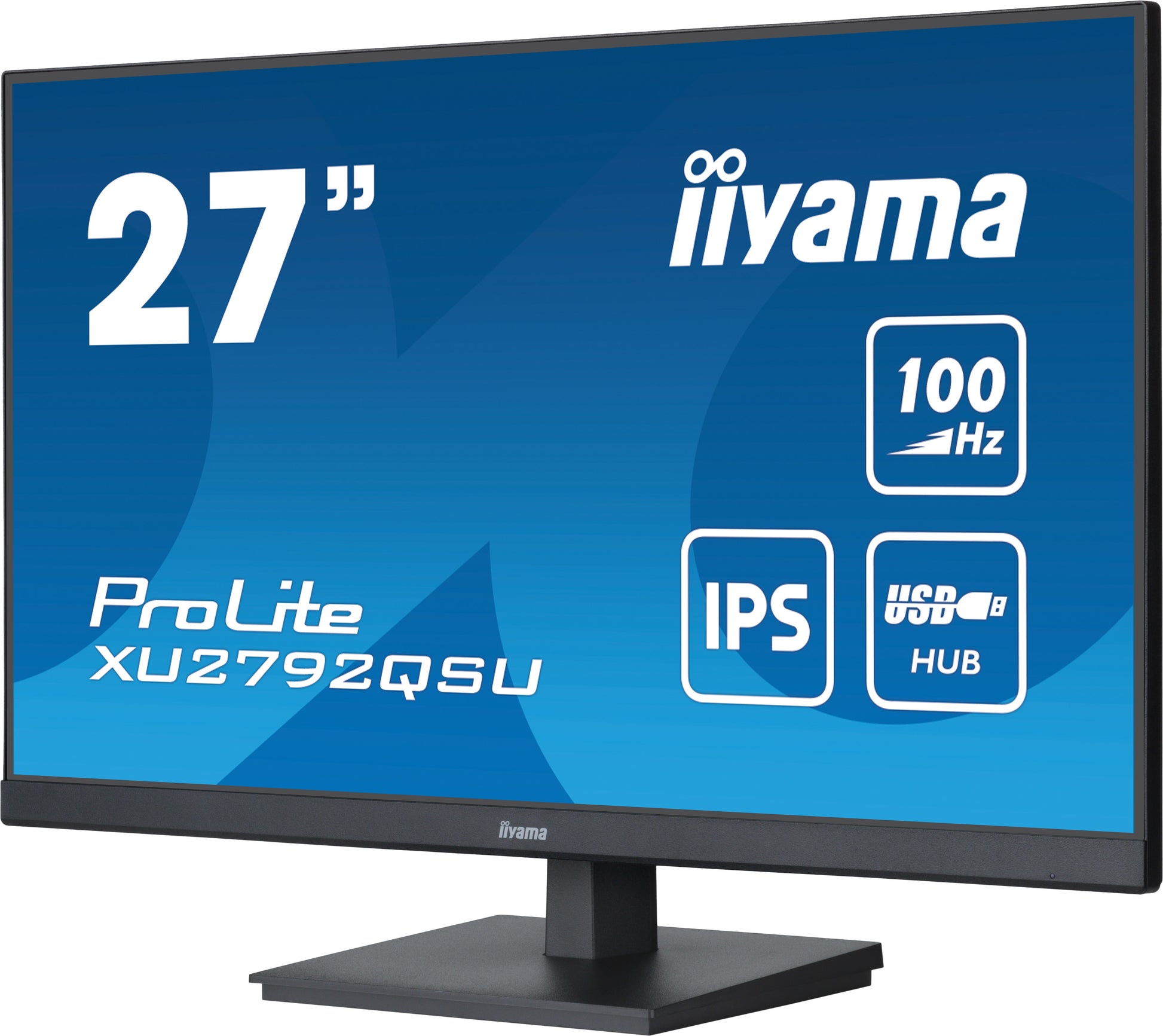 iiyama XU2792QSU-B6 – Monitor, 27" 2560 × 1440 (WQHD), IPS, 100 Hz, 250 cd/m²
