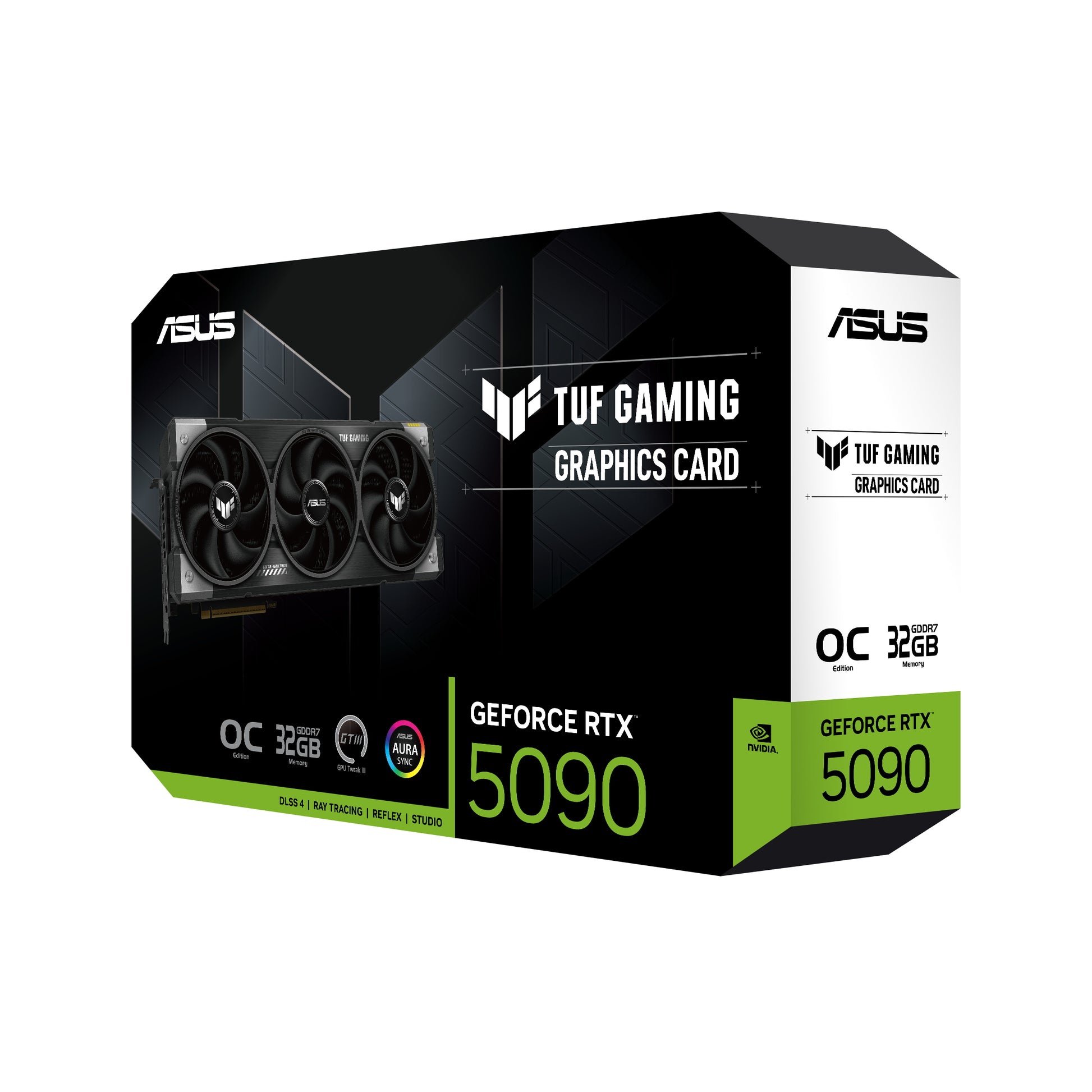 ASUS TUF-RTX5090-O32G-GAMING – PCIe Grafikkarte – 3×DisplayPort, 2×HDMI, PCIe 5.0, 1×16-Pin