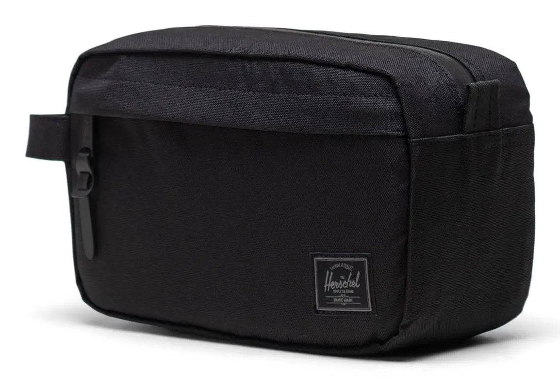 Herschel Kulturbeutel Chapter Travel Kit – wasserfest – 5 l – schwarz – Polyester
