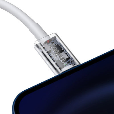 Baseus 013 USB-C auf Lightning Kabel, 0,25 m, Weiss, Schnellladen