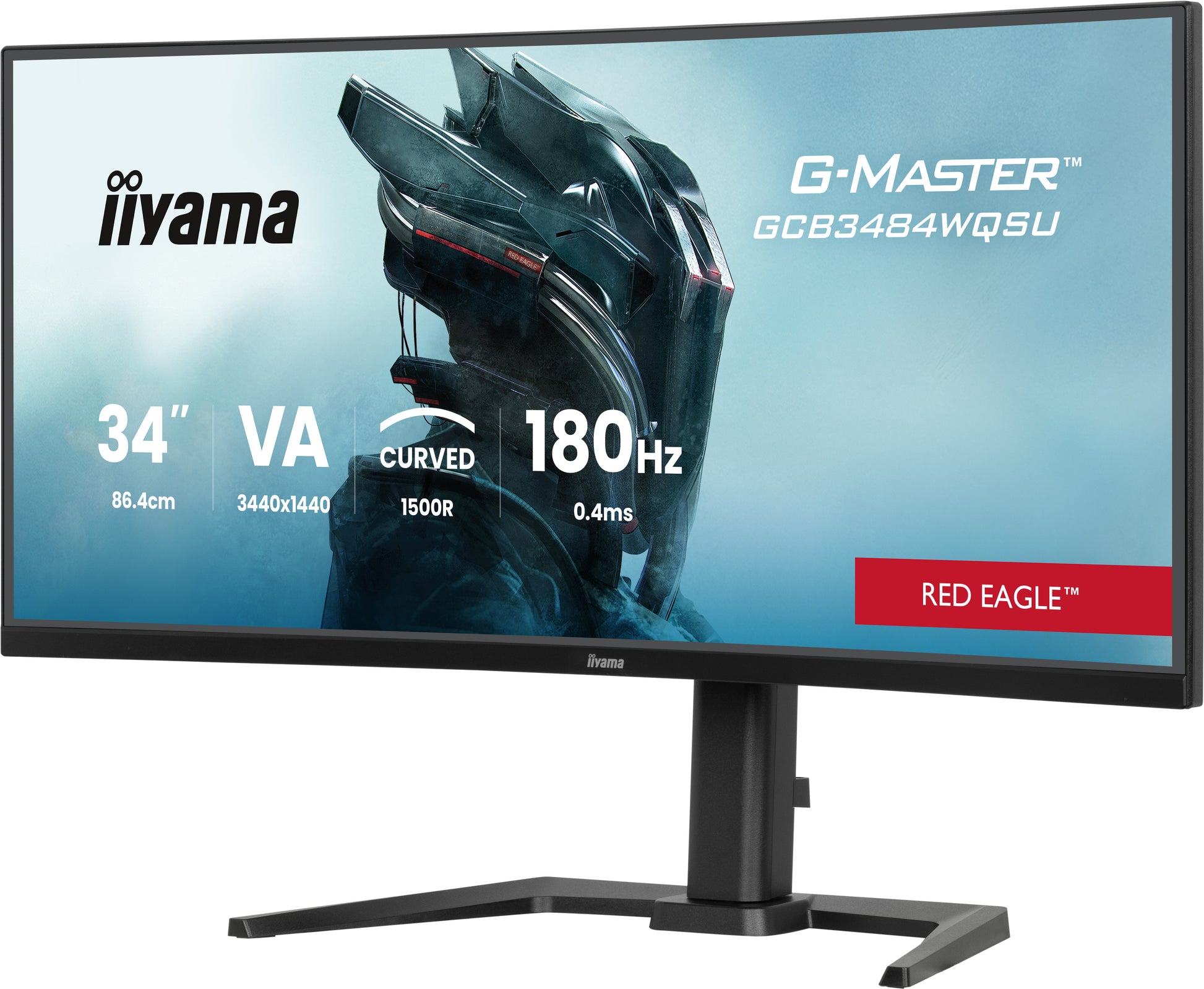 iiyama G-MASTER GCB3484WQSU-B1 – Monitor, 34", 3440 × 1440, VA, 500 cd/m²