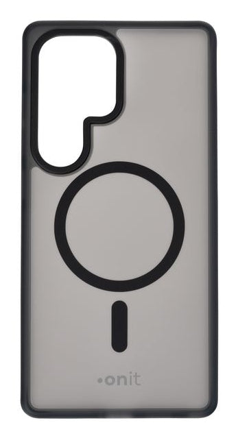 ONIT Backcover – für Samsung Galaxy S25 Ultra, MagSafe, PC+TPE+TPU, Schwarz matt, bis 3 m sturzsicher