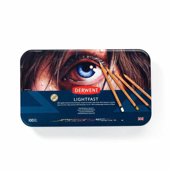 Derwent Professional Farbstift – Wasserfarbstift, 100 Stück pro Packung