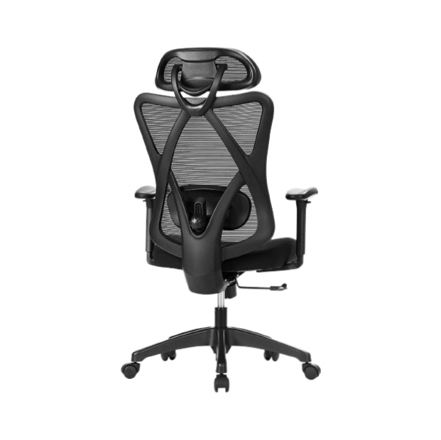 Songmics Bürostuhl – Sitzhöhe 45–54 cm, 150 kg, Schwarz