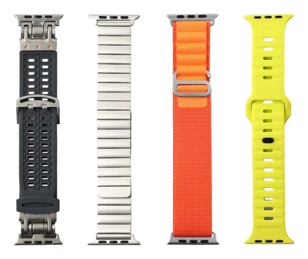 4smarts Uhrenarmband Alpha 2 – Mehrfarbig, für Apple Watch 42–46 mm, 49 mm