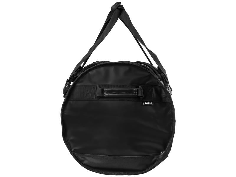 KOOR Sporttasche Sooma – 70 l, aus rPET, schwarz, 38,5 × 38,5 × 73 cm