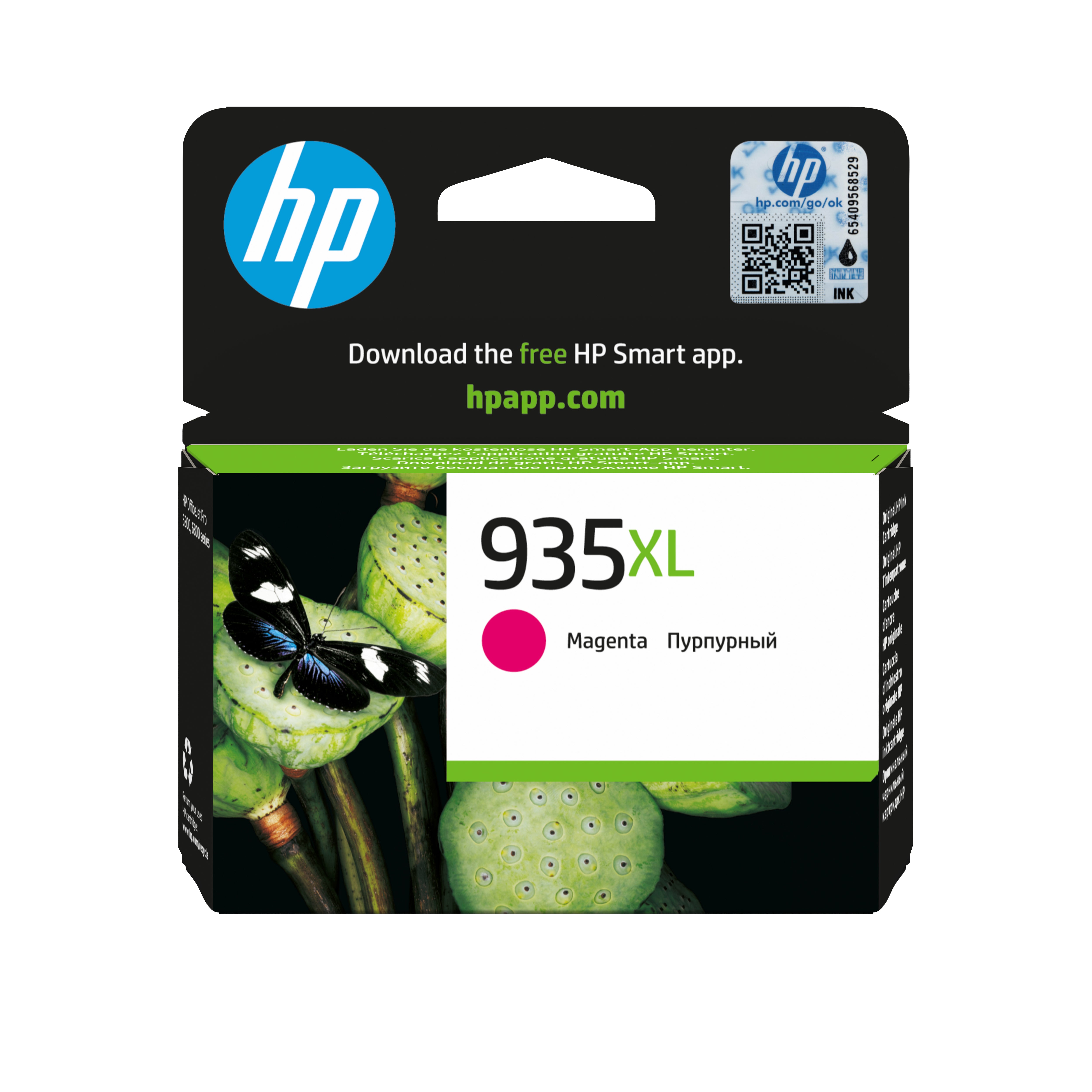 HP 935XL Magenta Tintenpatrone (Original) – 825 Seiten – für HP OfficeJet 6820, OfficeJet Pro 6230 – C2P25AE