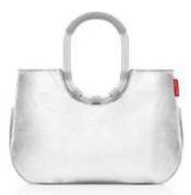 Reisenthel Stofftasche Polyester, Silber, 460×345×250 mm