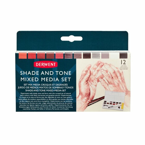 Derwent Professionelles Pigment/Tinte, Bastelfarbe – Mehrfarbig – 12 Farben