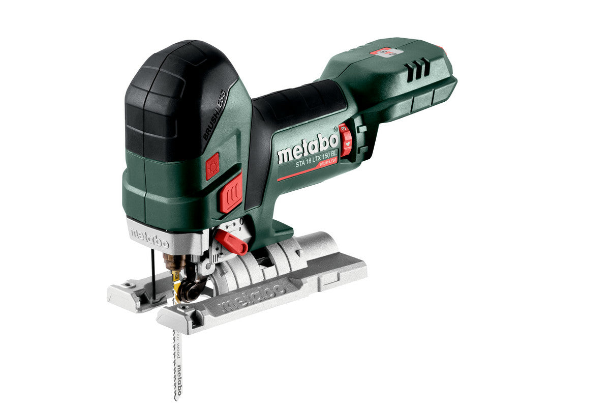 Metabo Stichsäge STA 18 LTX 150 BL – 18 V (CAS) – Schnellwechsel-System – Schnitttiefe in Holz 150 mm – Solo