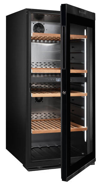 Climadiff Weinkühlschrank MILLESIME140DB – 293 l, 220/240 V, Kompressor, Energieeffizienzklasse F