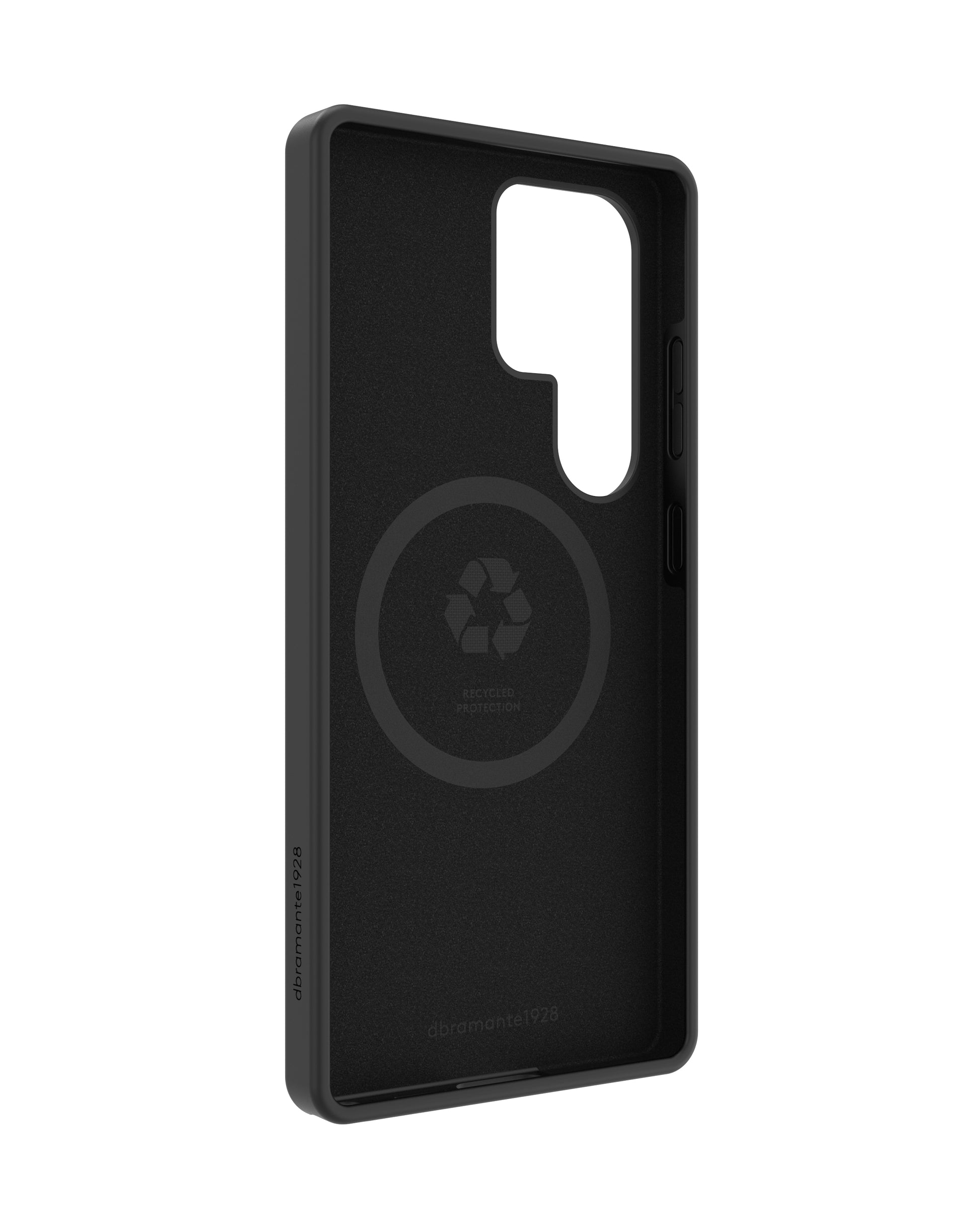 dbramante1928 Backcover – für Samsung Galaxy S25 Ultra, Silikon+Kunststoff, Schwarz