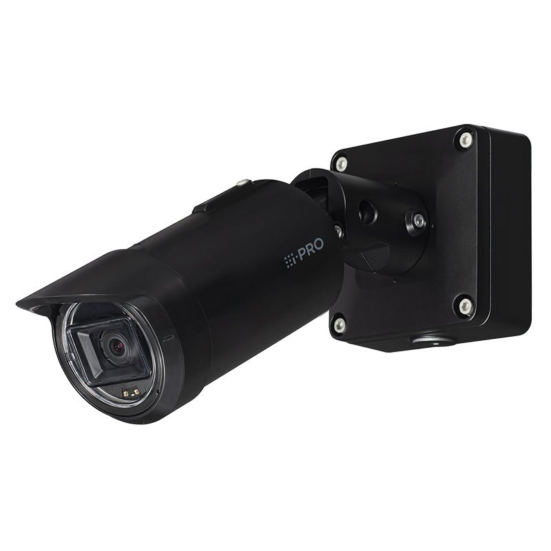 i-PRO WV-S1536LA-B Bullet – 1080p – 9,3× Zoom – PoE – IP66 IK10