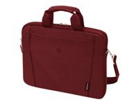 DICOTA Notebook-Tasche bis 14,1" – Abnehmbarer Schultergurt, Tragegriff – Rot